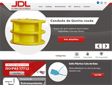 Tablet Screenshot of jdl.com.mx